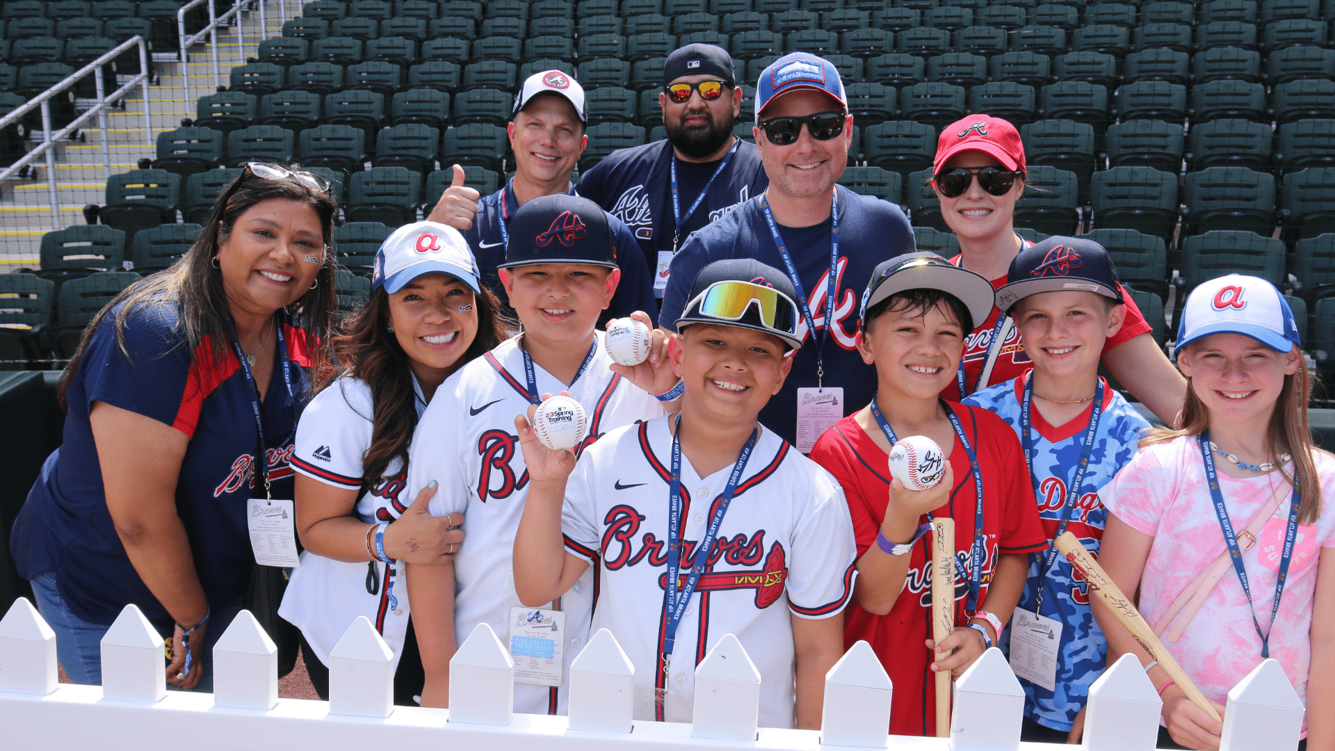 Fans enjoying the VIP Experience