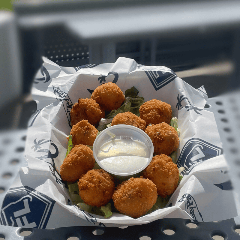 Pimento Mac N Cheese Bites