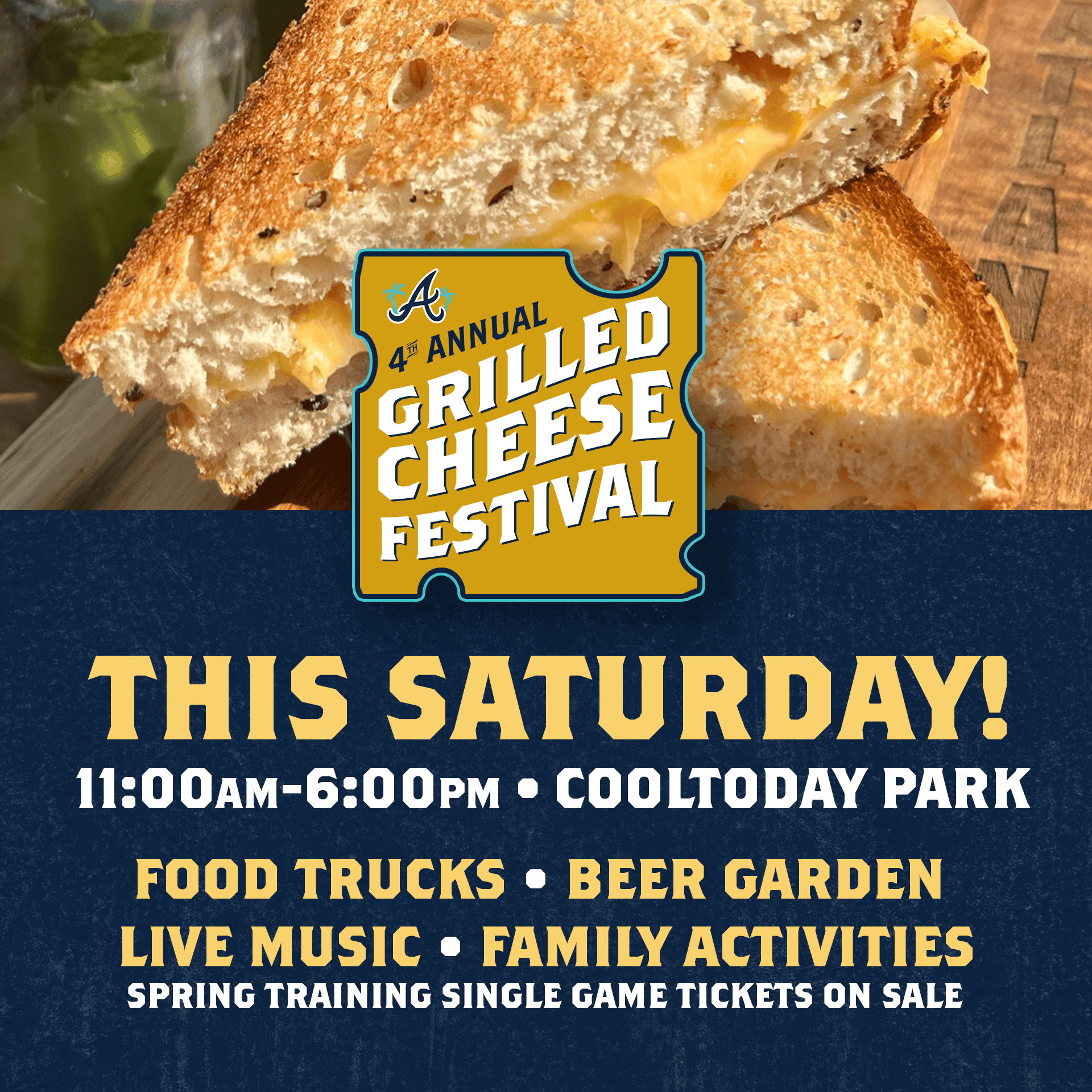 Grilled Cheese Festival returns November 23 with Food Trucks Live Music Beer Garden Family Activities