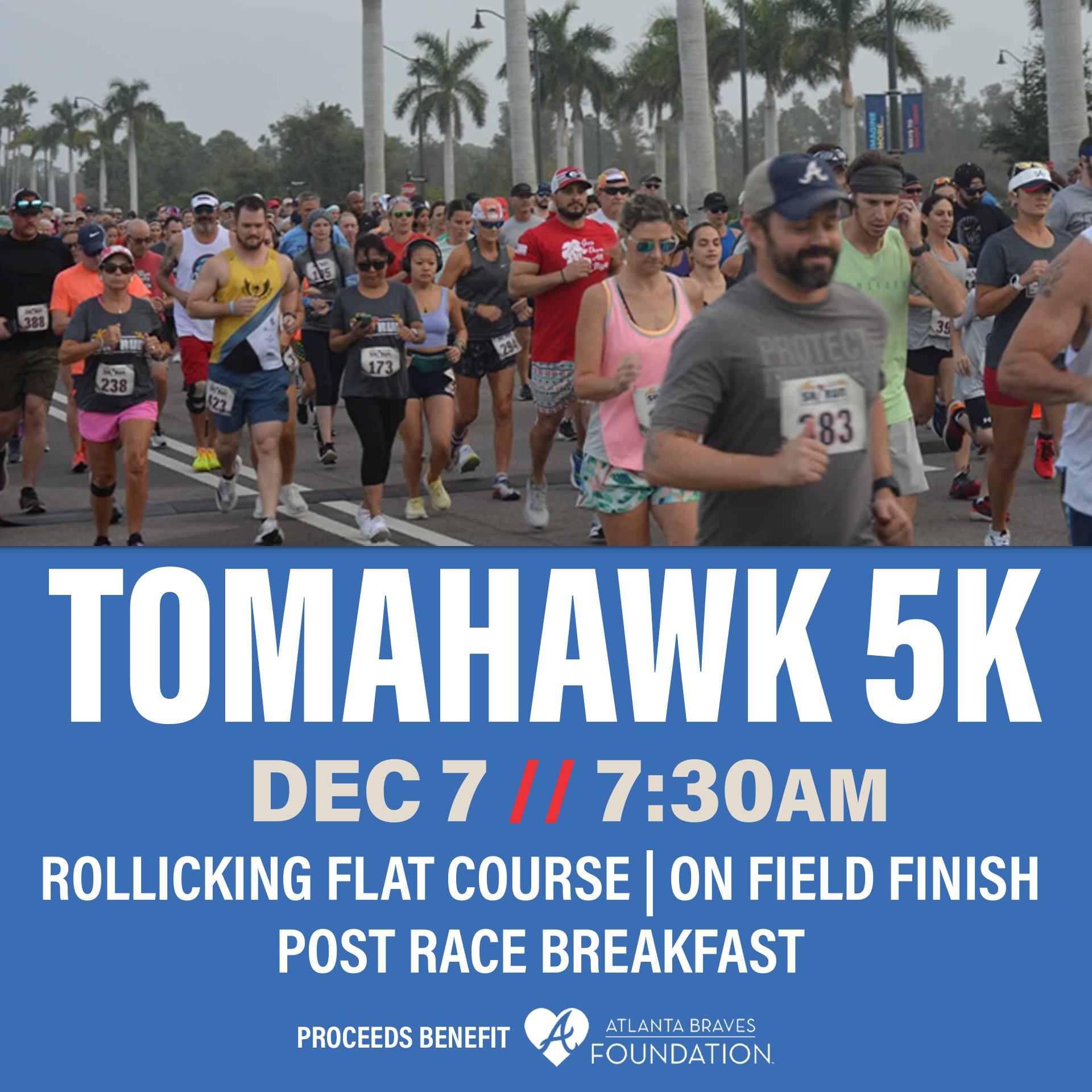 Tomahawk 5k december 7 7:30am